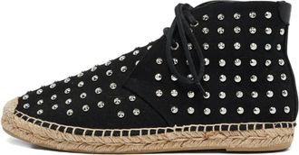 Saint Laurent Espadrillas con borchie - Nero