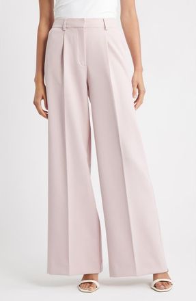 Boss Orange by Hugo Boss Tiwi High Waist Pants in Pale Pink at Nordstrom, Size 12