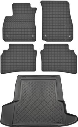 OEM Opel Insignia B Grand Sport Sed&aacute;n Desde Junio De 2017. Juego De Alfombrillas De Goma Para Coche + Alfombrilla Para Maletero
