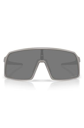Oakley Sutro 137mm Shield Sunglasses in Titanium /Prizm Black at Nordstrom