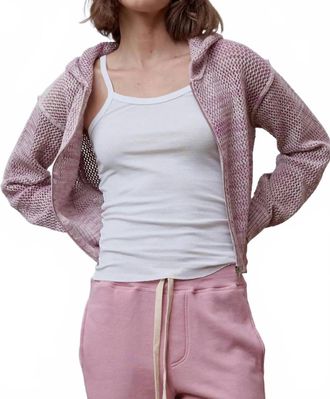 NSF Mills Painted Sweater In Lavender