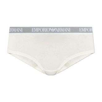 Emporio Armani Bottoms, female, White, Size: XL Cotton Briefs