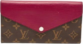 Louis Vuitton Pre-owned Wallets, female, Pink, Size: ONE SIZE Pre-owned Vintage Canvas Wallet