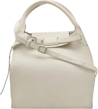 Celine Pre-owned Big Bag Small Leather 2way bag - Dames - Vintage Handtas - Beige - ONE Size - Leer - Vintage