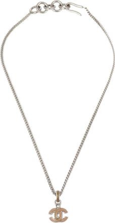 Chanel Collana con pendente CC 2004 - Argento