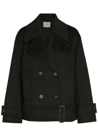 Joseph Weston Wool and Cashmere-blend Trench Jacket - Black - 32 (UK4 / Xxs)