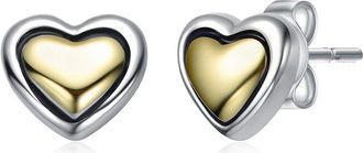 Rachel Glauber 14K Plated Stud Earrings