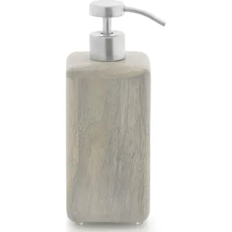 Kassatex Fiji Mango Wood Lotion Dispenser in White Wash at Nordstrom Rack