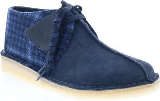 Clarks Originals Mens Desert Trek Navy Tweed Combi 26183779, Navy Tweed Combi, 12