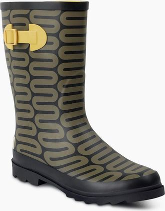Regatta Womens Orla Quarter Wellies Rain Boots with Lug Sole - Yellow - Size: 6.5