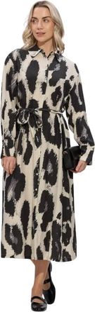 Moss Copenhagen Kleedjes, Dames, Veelkleurig, XS, Mschkaralie Jusia Overhemdjurk AOP