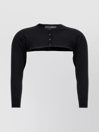 Dolce & Gabbana cropped round neck cardigan