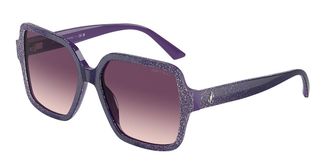 Jimmy Choo London JC5005F Asian Fit 50447W Womens Sunglasses Gold Size 55