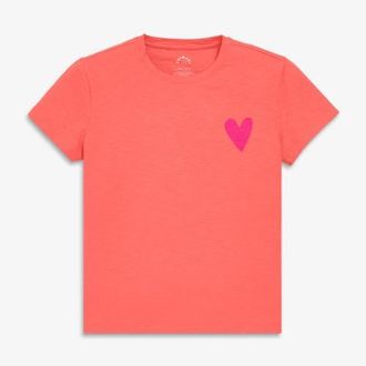 primary Adult Heart Easy Tee in Watermelon Heart at Nordstrom, Size Medium