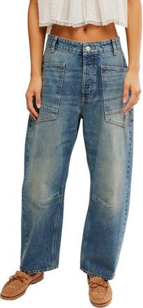 Free People We The Free Minimalist Moxie Barrel Jeans in High Hopes at Nordstrom, Size 28