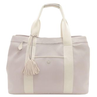 Loewe Light Gray Canvas Tote Bag (Pre-Owned)