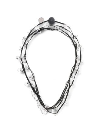 Maria Calderara Necklace Crystal Long Clear Crystal Long Necklaces