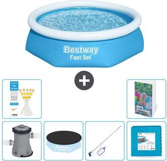 Bestway Piscina Bestway Fast Set Redonda - 244x61 Cm - 7-piezas S191