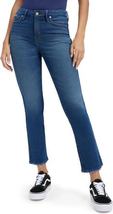 Good American Good Curve Straight Leg Jeans in Indigo336 at Nordstrom Rack, Size 24