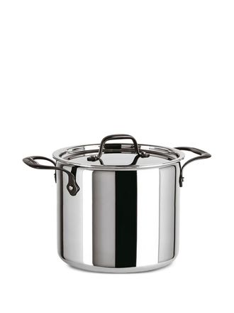 Sambonet Home Chef steel stockpot - unisex - Steel - One Size - Grey