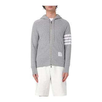 Thom Browne Heren, Sweatshirts & Hoodies, Grijs, Maat: XL Katoen