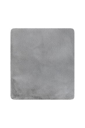 Wecon Home Alfombra de ba&ntilde;o gris con mechones suaves 55x65