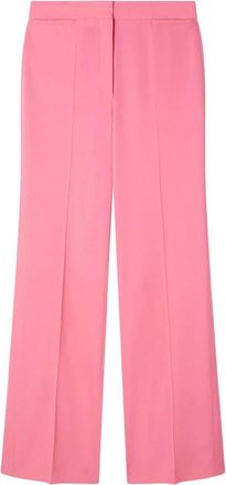 Stella McCartney straight-leg tailored wool trousers - women - Wool - 42 - Pink