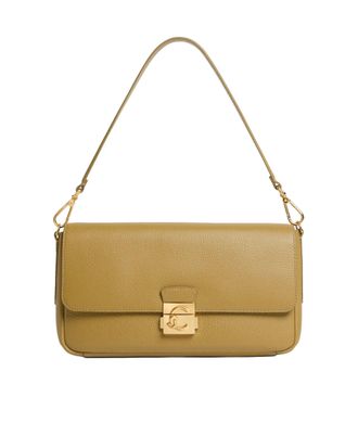 Coccinelle C-Me Lock Large Bag In Seagrass
