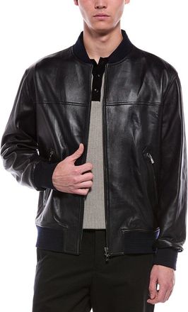 Isaia Leather Jacket