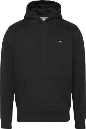 Tommy Jeans Zwarte hoodie - Heren - Hoodies - Zwart - M - Katoen - Hoodies & sweatvesten