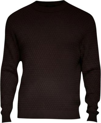 HUGO BOSS Round-neck Truien - Heren - Ronde hals truien - Zwart - L - Truien & Vesten