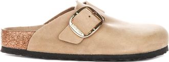 Birkenstock Boston Big Buckle Regular Fit - female - Birkenstock - Mules - Beige - 6 UK - Shoes