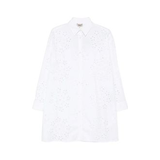Herno Shirt Dresses, female, White, Size: S Shirt Herno