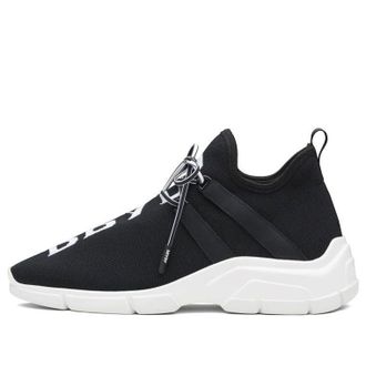 Prada (WMNS) PRADA Knit Logo Sneakers Black 1E344L_3V98_F0967_F_015