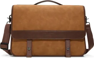 Ted Baker Irvine Messenger Bag in Hamilton Nubuck/Brown Stone at Nordstrom Rack