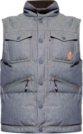 Moncler Heren, Jassen, Blauw, Maat: XL Katoen