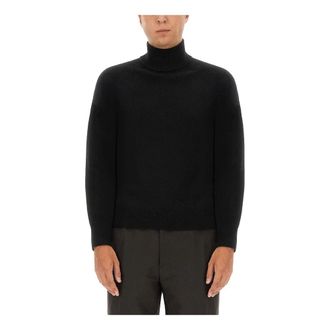 Dries Van Noten M.k. Jumper - male - Dries Van Noten - Turtlenecks - Black - M - Knitwear