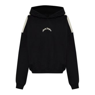 Palm Angels Hoodies, female, Black, Size: M Hoodie