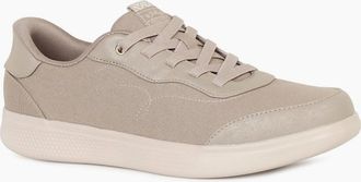 Skechers Womens Slip In Skip Cute Womens Canvas Shoes - Tan - Size: 4