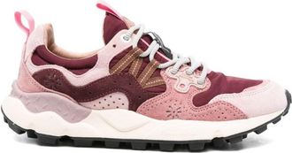 Flower Mountain Layered Rosa Sneakers With Textured Sole
