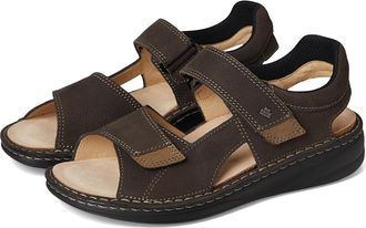 Finn Comfort Skiathos Womens Sandals Slate/Truffle Nubukvienna/Nubuk : EU 43 (US Womens 12.5-13) Medium, Leather