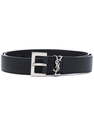 Saint Laurent Cassandre Belt Square Buckle Accessories