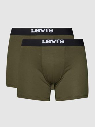 Levi's Trunks mit Label-Detail Modell SOLID BASIC in Oliv, Gr&ouml;&szlig;e S