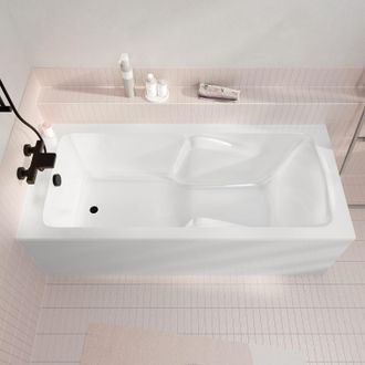 Allibert Ba&ntilde;era 170x75x54cm Con Zona De Ducha - Acr&iacute;lico Y Abs Blanco Brillante
