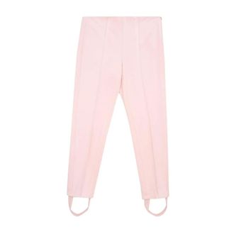 Lardini Broeken, Dames, Roze, S, Roze Viscose Jeans en Pant