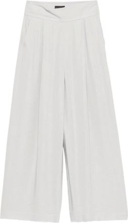 Emporio Armani Pantaloni Larghi - - Trousers - Donna - Grigio - S