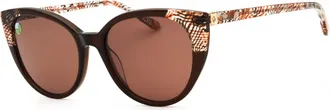 Anne Klein AK7099 200 Mocha Plaid/Brown