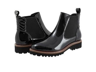 Softwalk Indy Womens Boots Black Patent : 7.5 W (D), Leather