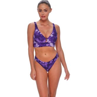 Sunsets Natalie Bikini Swimsuit Top - DD Cup in Rendezvous at Nordstrom, Size 40