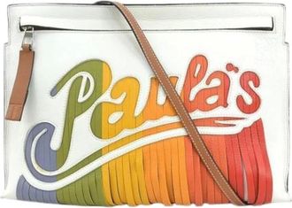 Loewe Pre-owned Cross Body Bags, female, Multicolor, Size: ONE SIZE Pre-owned Leather Crossbody Bag